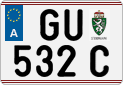 License plate of Austria, Regular plates
