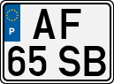 License plate of Portugal, Regular plates