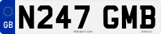 License plate of the United Kingdom, 1983 year system