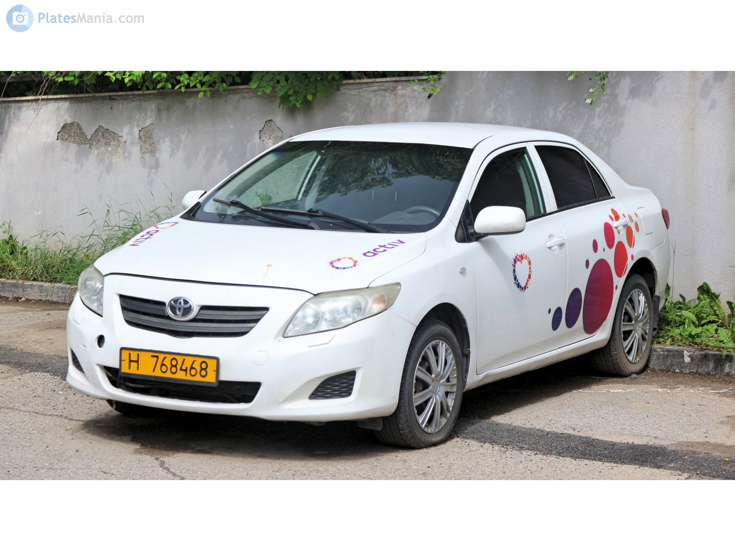 H 768468, Toyota Corolla 10th gen (Altis) Sedan (E140/E150), 2006–2013 (–2020 for ZA-market)