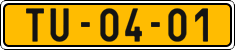 License plate of the Czech Republic, Commercial vehicles (1960)