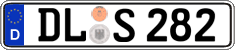 German license plate, Regular plates