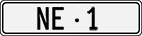 License plate of Switzerland, Cars