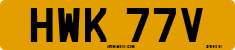 License plate of the United Kingdom, 1963 year system