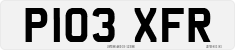 License plate of the United Kingdom, 1983 year system