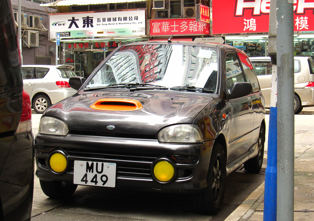 MU 449, Subaru Vivio 1st gen 3-door Hatch (KK), 1992–1998