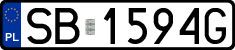 License plates of Poland, Regular car plates