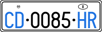 License plate of Italy, Diplomatic