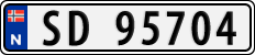 License plate of Norway, Cars