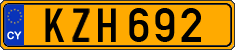 License plate of Cyprus, Regular plates