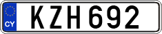 License plate of Cyprus, Regular plates