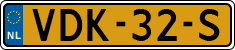 License plate of the Netherlands, Light Commercial Vehicles (1994 system)