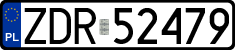 License plates of Poland, Regular car plates