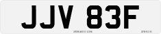 License plate of the United Kingdom, 1963 year system