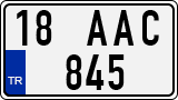 License plate of Turkey, Regular plates