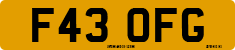 License plate of the United Kingdom, 1983 year system