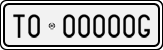 License plate of Italy, Cars (1927 year series)