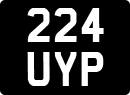 License plate of the United Kingdom, 1932 year system