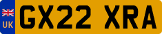 License plate of the United Kingdom, 2001 year system