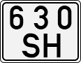License plate of Kyrgyzstan, Organizations (1994)