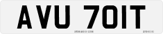 License plate of the United Kingdom, 1963 year system