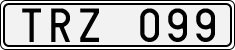License plate of Sweden, Regular plates