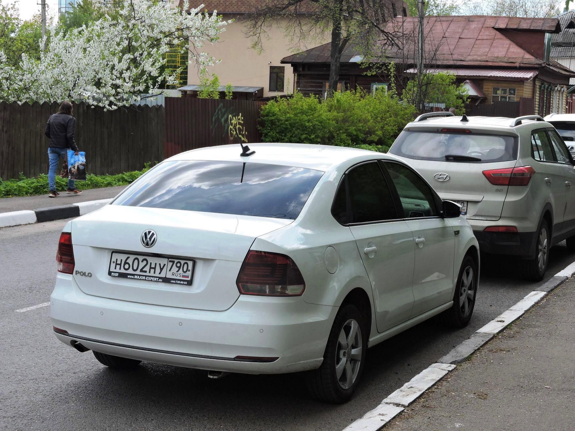н 602 ну 790, Volkswagen Polo 5th gen Sedan (A05), 1st facelift, 2015–2020