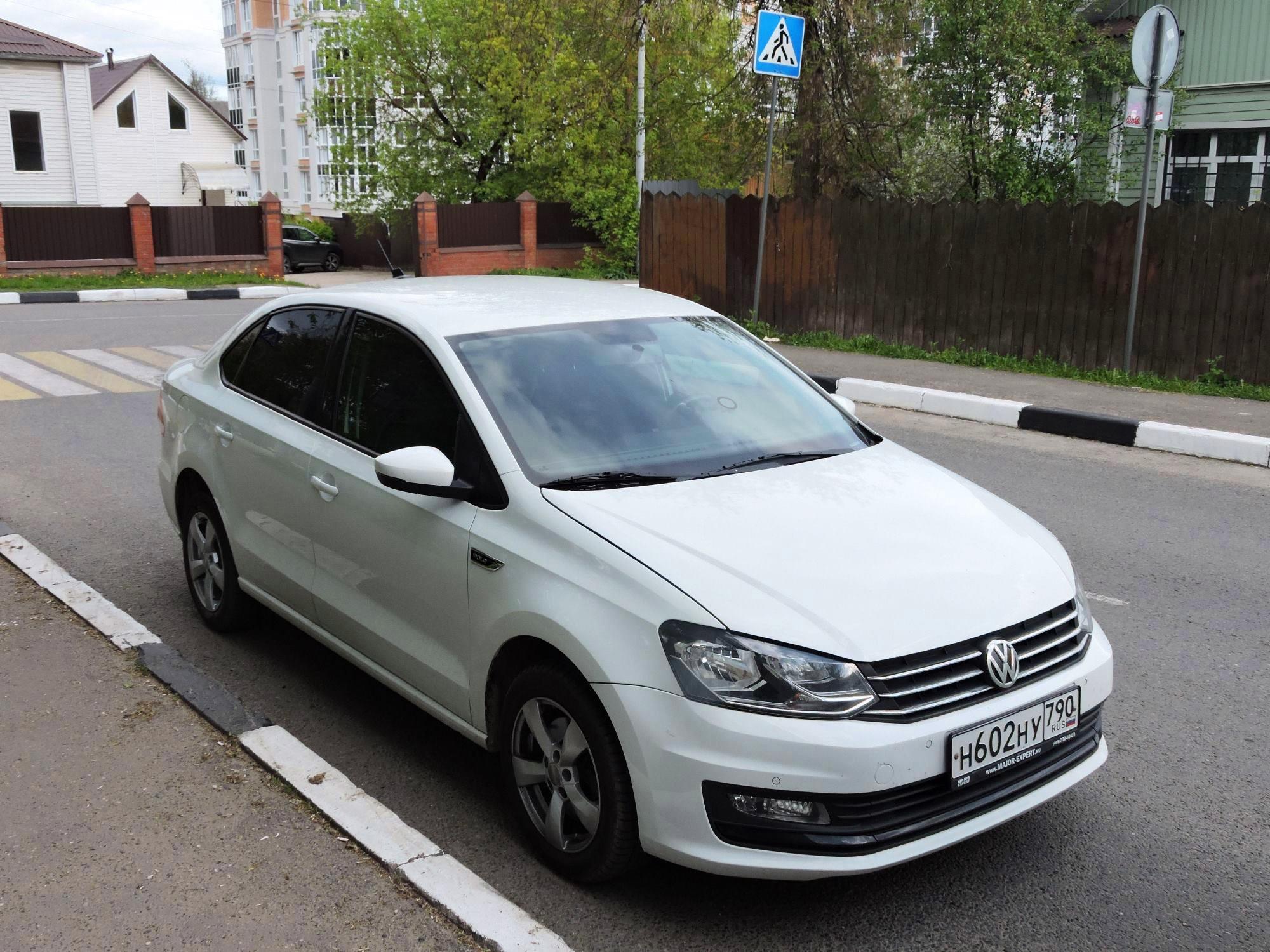 н 602 ну 790, Volkswagen Polo 5th gen Sedan (A05), 1st facelift, 2015–2020