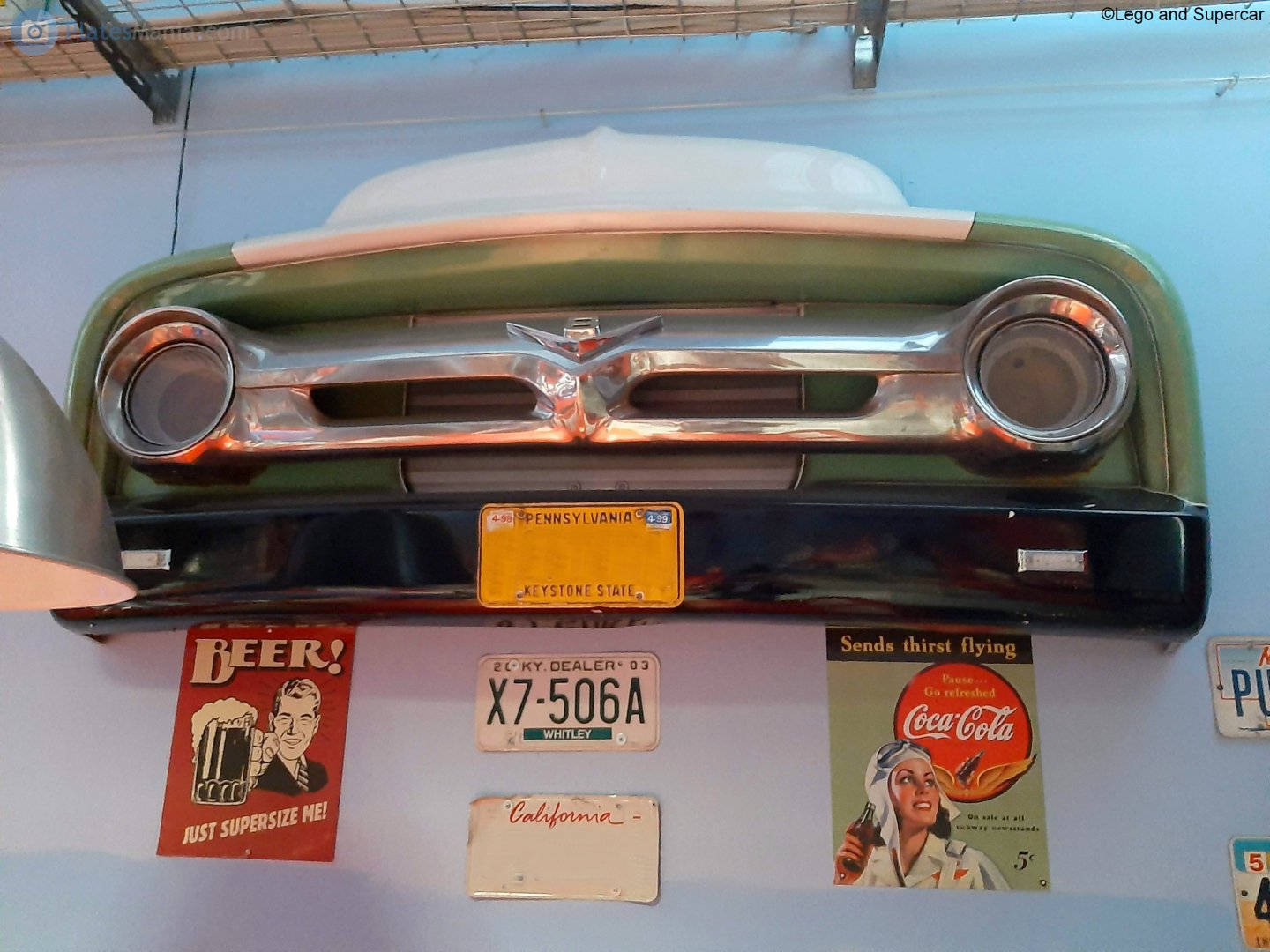 X7-506A, License plate without vehicle 