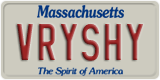 Massachusetts, Vanity Plates