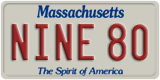 Massachusetts, Vanity Plates