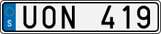 License plate of Sweden, Regular plates