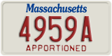 Massachusetts, Apportioned