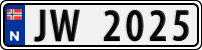 License plate of Norway, Trailers, motorcycles, special vehicles
