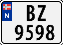 License plate of Norway, Trailers, motorcycles, special vehicles