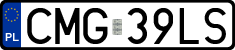 License plates of Poland, Regular car plates