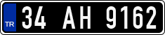 License plate of Turkey, Government and public administrations