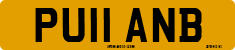 License plate of the United Kingdom, 2001 year system