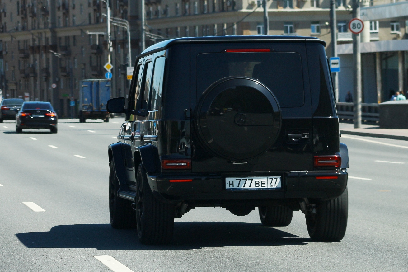 н 777 ве 77, Mercedes-Benz G-Klasse 2nd gen (W463/W465), 2018­–