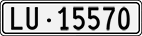 License plate of Switzerland, Cars