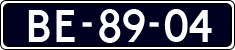 License plate of the Netherlands, Imported oldtimers (commercial vehicles)