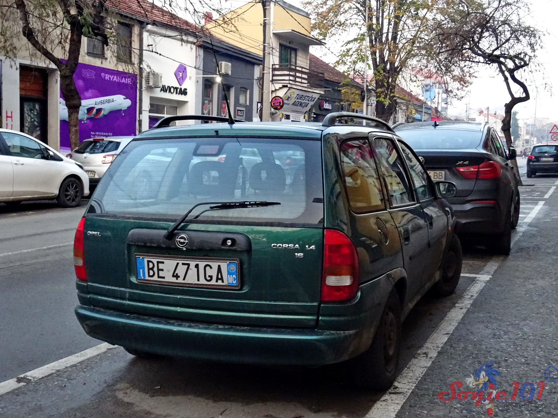 BE 471 GA, Opel Corsa 2nd gen (Swing) Wagon (B; S93; IN- and IT-market), 1998–2003