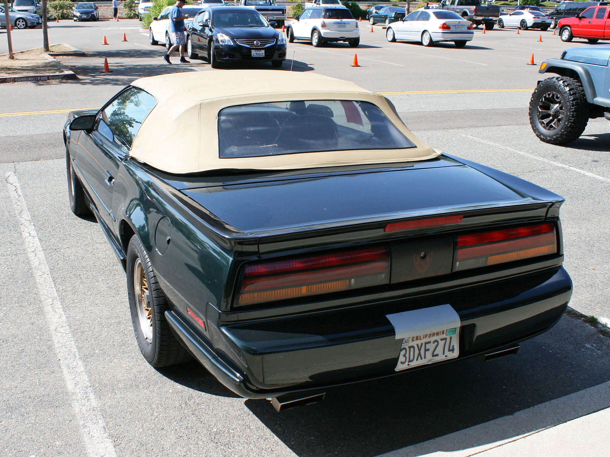 3DXF274, Pontiac Firebird 3rd gen Convertible (FW3/67; F-body), facelift, 1990–1992