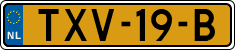 License plate of the Netherlands, Agricultural vehicles
