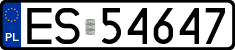 License plates of Poland, Regular car plates