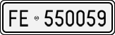License plate of Italy, Cars (1927 year series)
