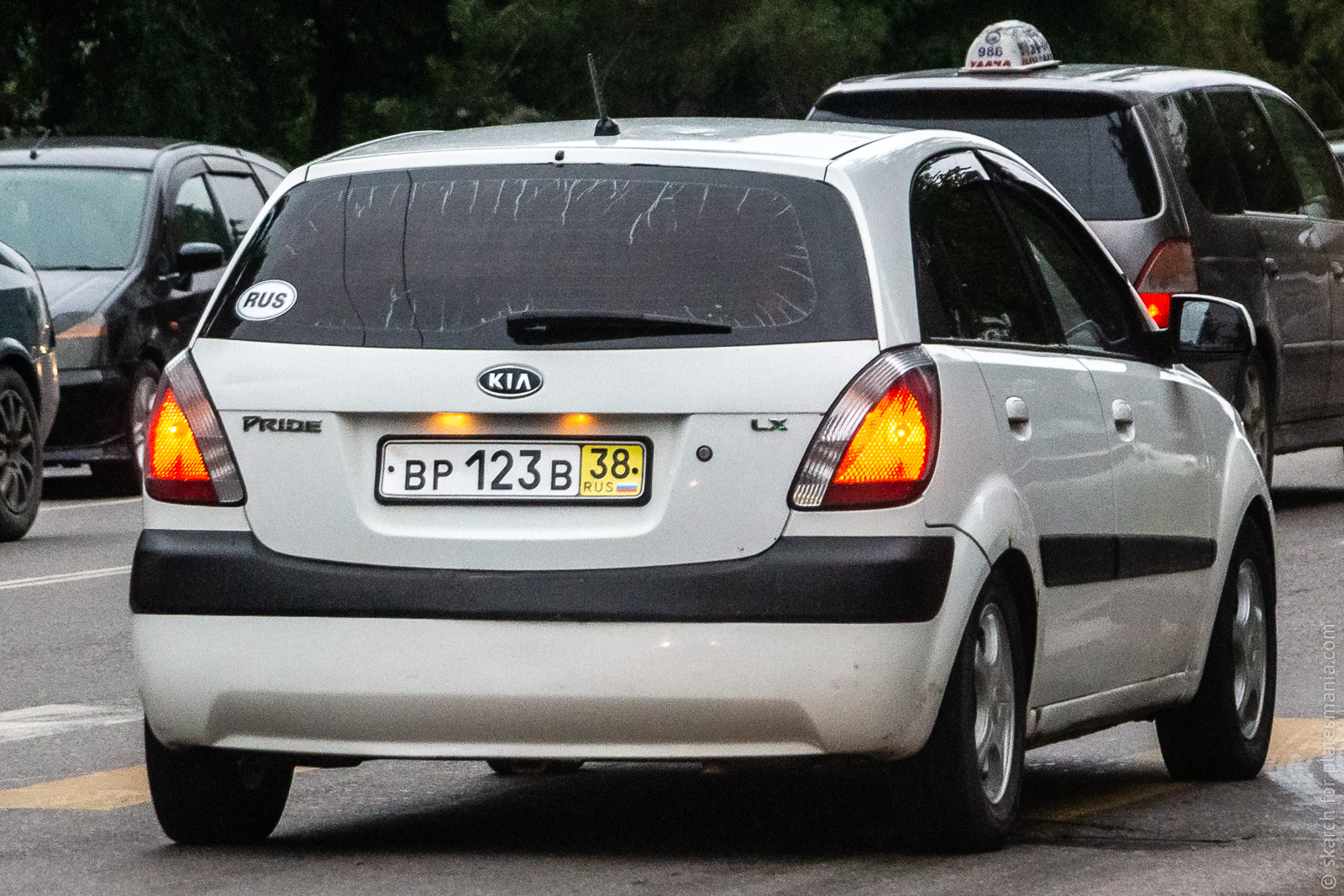 вр 123 в 38, Kia Pride 2nd gen Hatch (JB; KR-market), 2005–2009