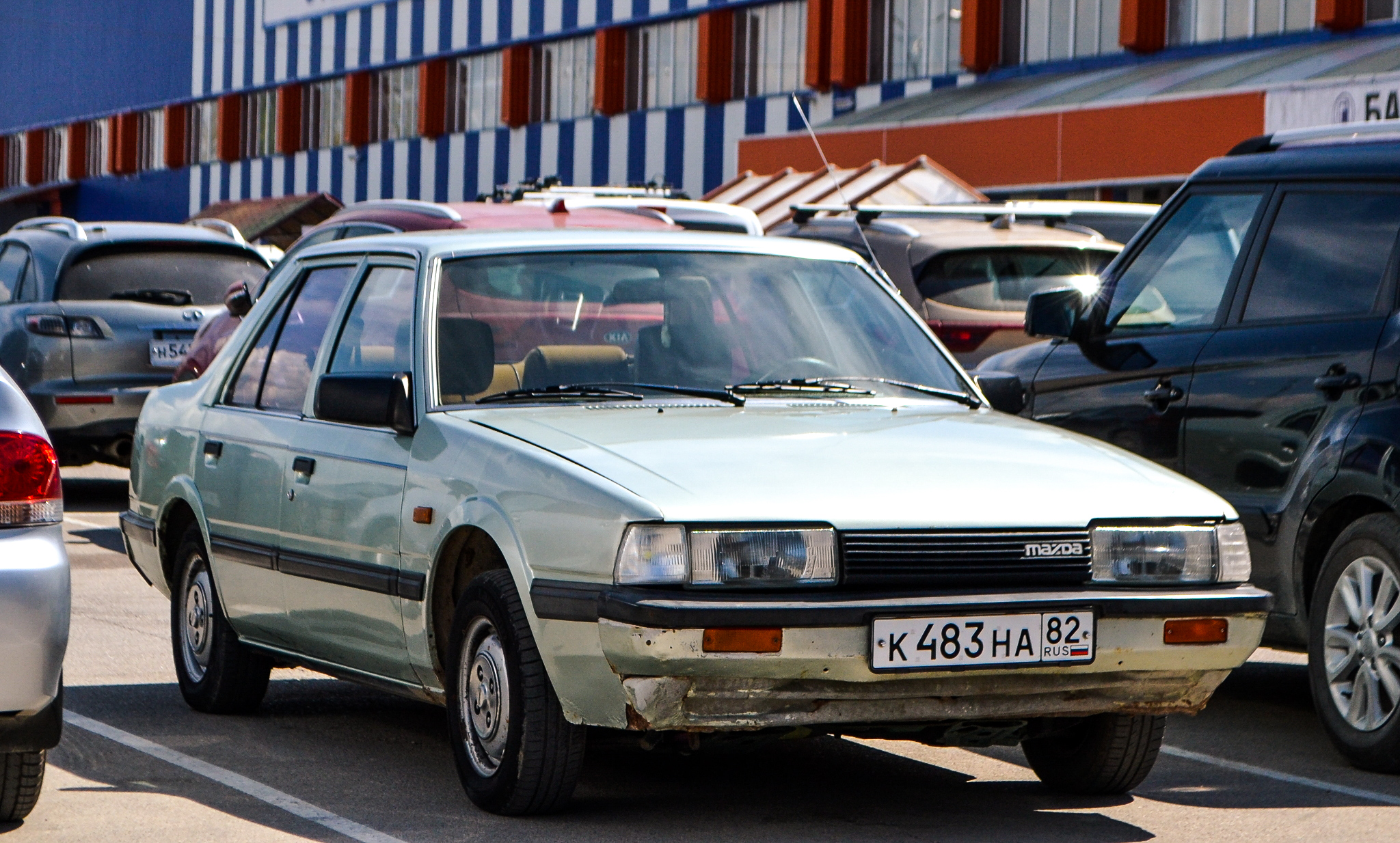 к 483 на 82, Mazda 626 2nd gen Sedan (GC), 1982–1987
