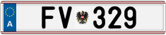 License plate of Austria, Official services and consulates