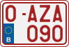 License plate of Belgium, Regular plates (2010)